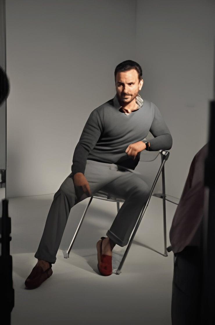 Saif Ali Khan shoots for A/W shoes