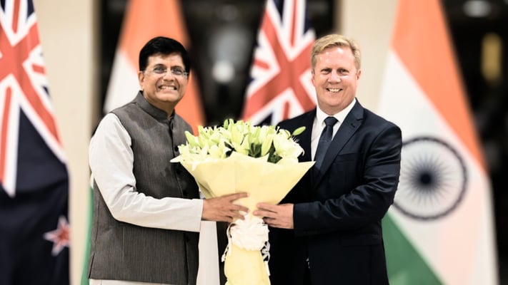 Trade Minister Todd McClay landed in Delhi on July 25 on a surprise visit within just days of meeting his Indian counterpart in Italy.    