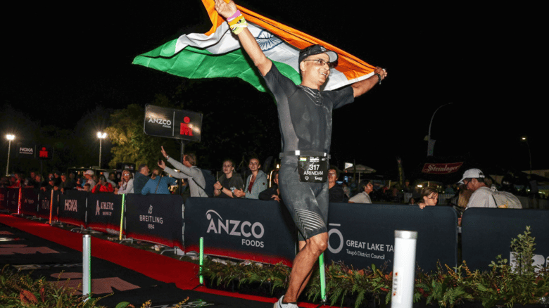 Kiwi Indian Completes The Iconic Ironman NZ Race At 48