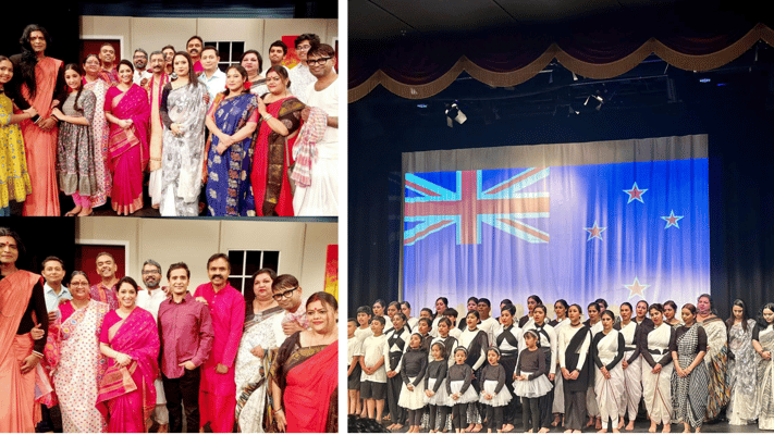 The event delivered an evening filled with joy, entertainment, and cultural celebration, drawing an enthusiastic crowd of over 300 people from the Kiwi Bengali and Kiwi Indian communities.
