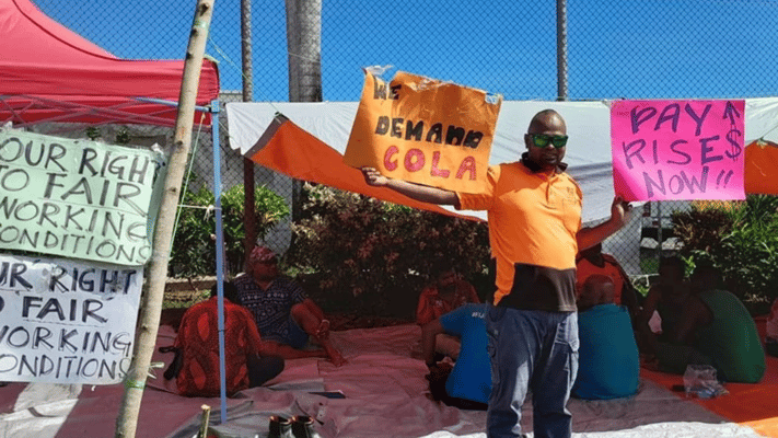 The workers claim the company has failed pay owed overtime and have not made income adjustments to inflation, along with other pay related issues