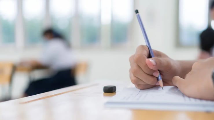 File photo. Some principals warn the tests are unfair for students from disadvantaged backgrounds and the pass rates indicate multiple opportunities to resit won't help. Photo: Getty Images