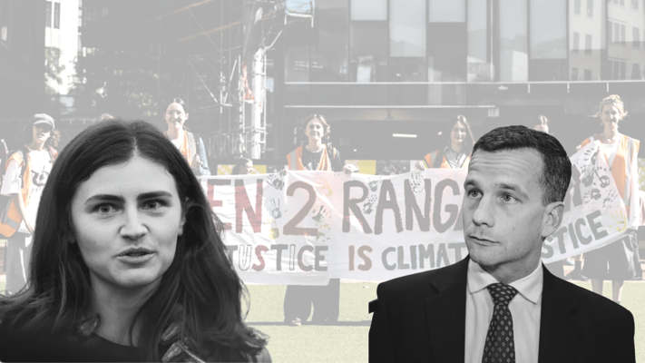 David Seymour and Chloe Swarbrick on School Climate Strike