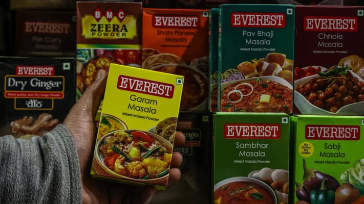 New Zealand Food Safety is monitoring overseas recalls of Indian packaged spice products manufactured by MDH and Everest 