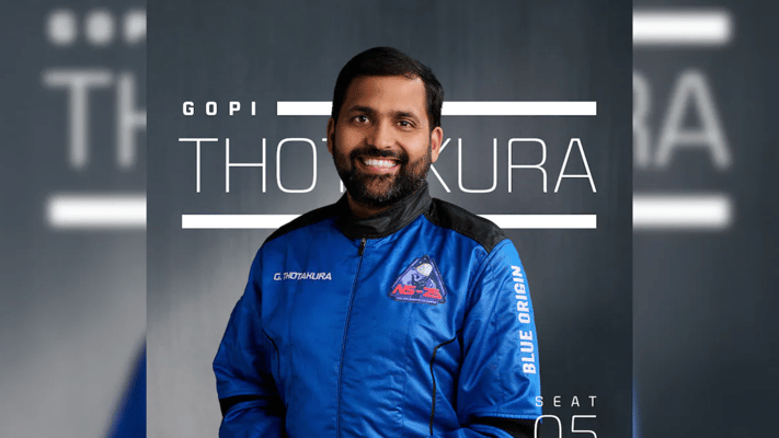 Indian expatriate Gopi Thotakura has made history by becoming the first Indian space tourist and the second Indian to venture into space,