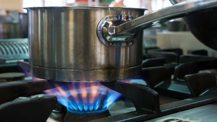 A study found using electricity for heating and hot water made the biggest difference, but cooking (whether gas or electric) used comparatively little energy