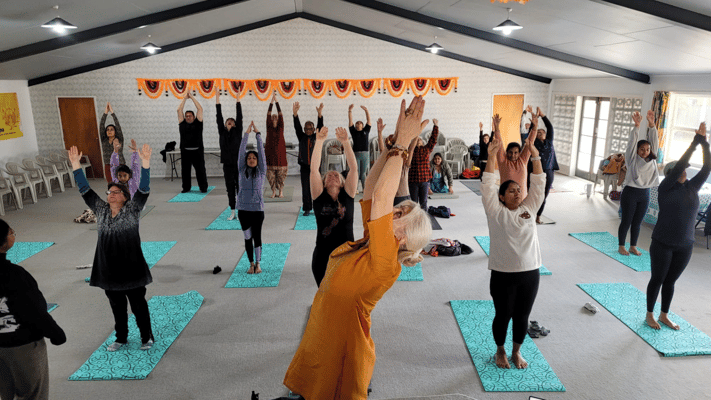 The 10th International Day of Yoga was a vibrant affair at the Hindu Heritage Centre in Rotorua, collaborating with the Indian High Commission to New Zealand