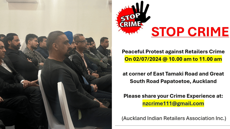 Indian Retailers Plan Protest Against Rising Crime In Auckland