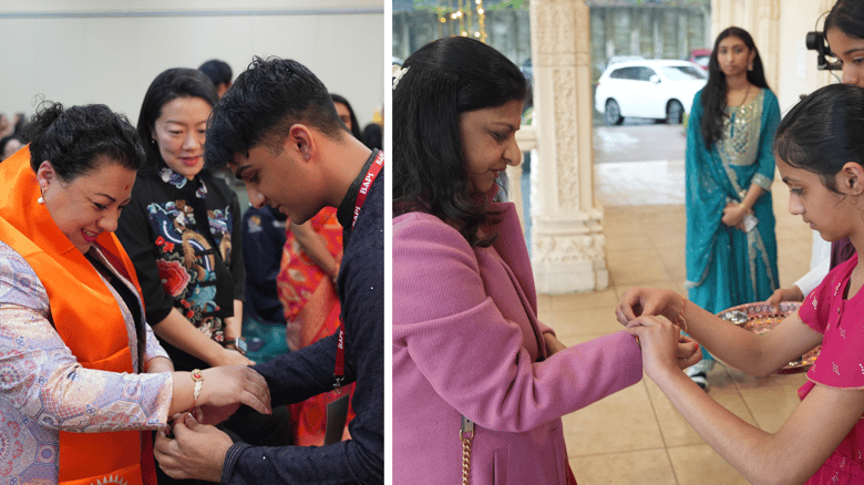 BAPS Temple NZ Hosts Raksha Bandhan Festival