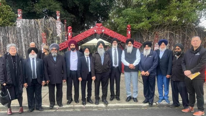 Former New Zealand MP Kanwaljit Singh Bakshi represented the Sikh community at the Tangi of Māori King Tūheitia, offering a poignant tribute on behalf of Sikhs across Aotearoa.