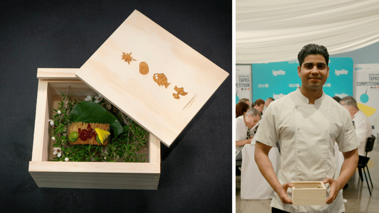 Crispy Potato Wafts Kiwi-Indian Chef To Victory At Tapas Contest