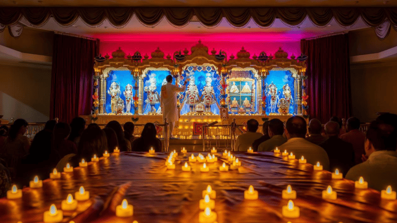 Diwali Illuminates Auckland’s BAPS Mandir, Uniting Thousands