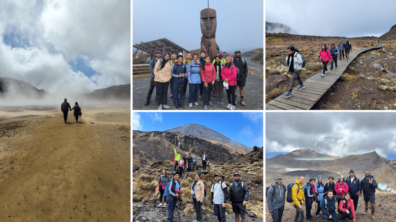 Hindu Women Forum Completes Historic Tongariro Alpine Crossing
