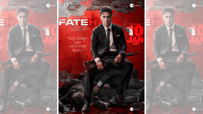 Bollywood actor Sonu Sood has donned the hat of a director with his latest film, 'Fateh', which hit theatres on January 10.
