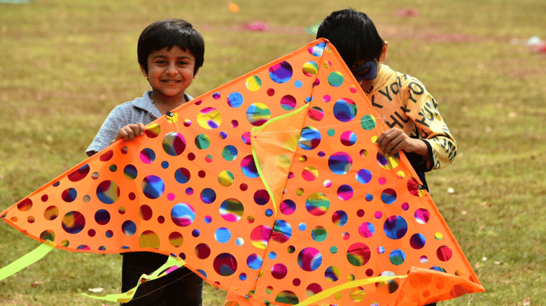 Flying High: Vaishnav Parivar's Kite Festival Brightens Avondale