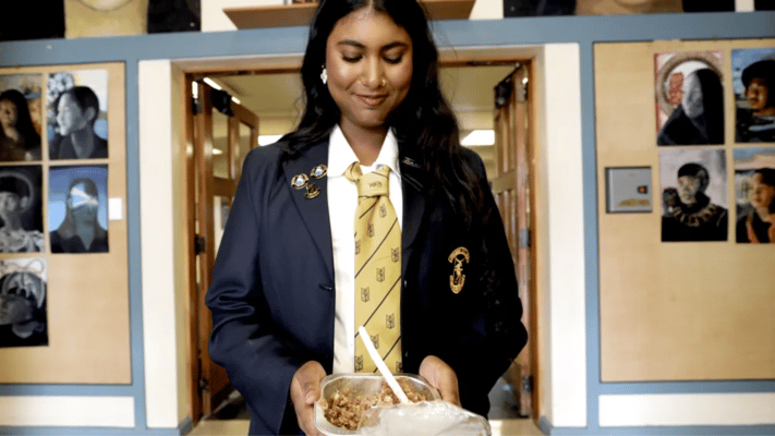 David Seymour is defending new school lunches that some students are comparing to prison food.