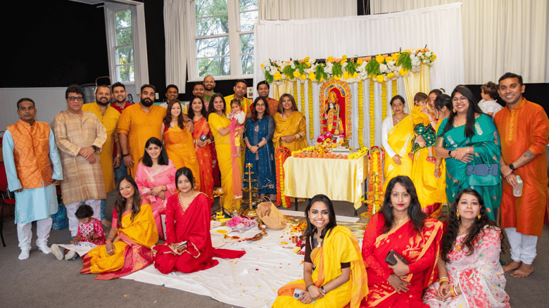 Bangaliana Multicultural Christchurch Community Celebrates Saraswati Puja