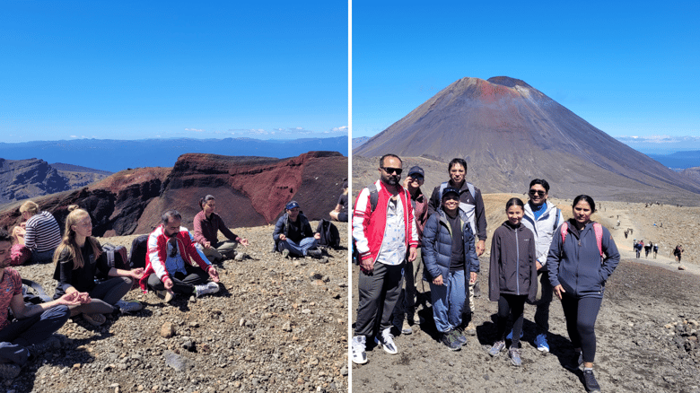 Step by Step: Hindu Women Forum Triumphs On Tongariro Crossing Again