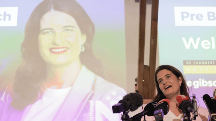 Finance Minister Nicola Willis makes a pre-Budget speech to the Hutt Chamber of Commerce