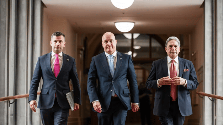 The government is talking down a poll out Monday night which showed the coalition would not have enough seats to govern.