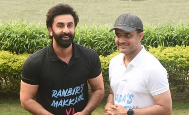 Ranbir and Saurav Ganguly