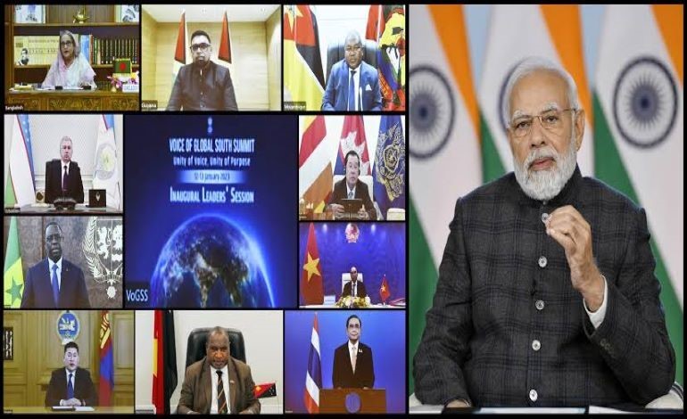 INDIA AIMS TO LEAD THE CHARGE AGAINST GLOBAL NORTH