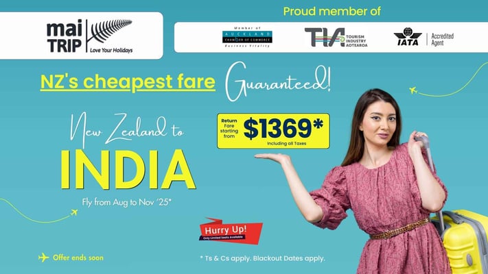 Industry insiders reveal the brutal truth: Diwali week airfares spike by 180–220% compared to August rates. Your $1,359 Auckland-to-Delhi ticket? Try $2,800