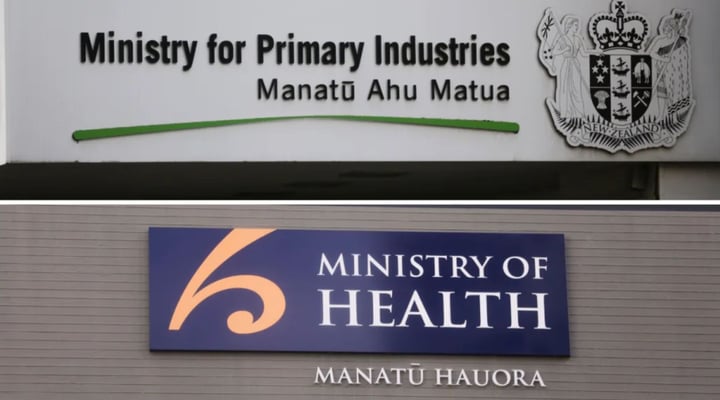 More than 400 jobs could go as the Ministry for Primary Industries and the Ministry of Health look to cut their budgets.