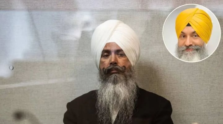 Auckland-based Sikh religious leader Gurinderpal Brar was last year found guilty of orchestrating the knife attack on radio host Harnek Singh (inset). Photo: NZ Herald / Jason Oxenham