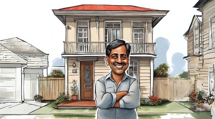 Indian home owner Auckland graphic