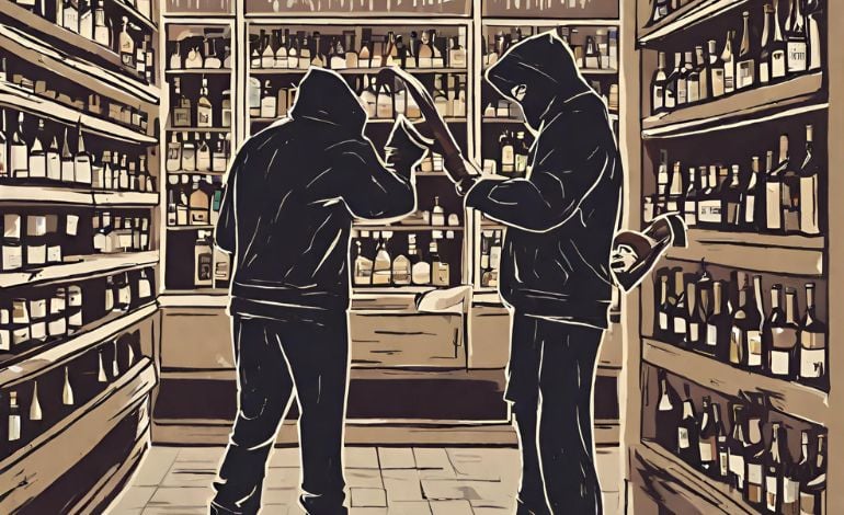 Robbers with axe loot Greenlane liquor store