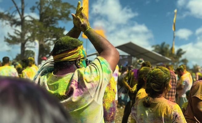 Hare Krishna Holi in Auckland
