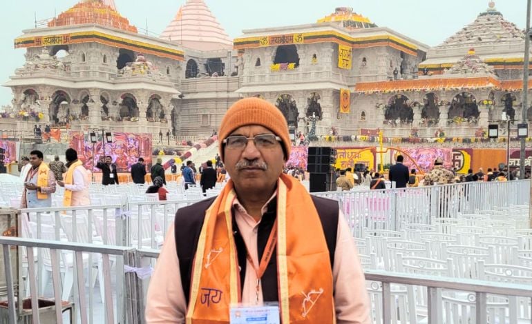 “Saw saints moved to tears”: Sole Kiwi-Indian in Ayodhya