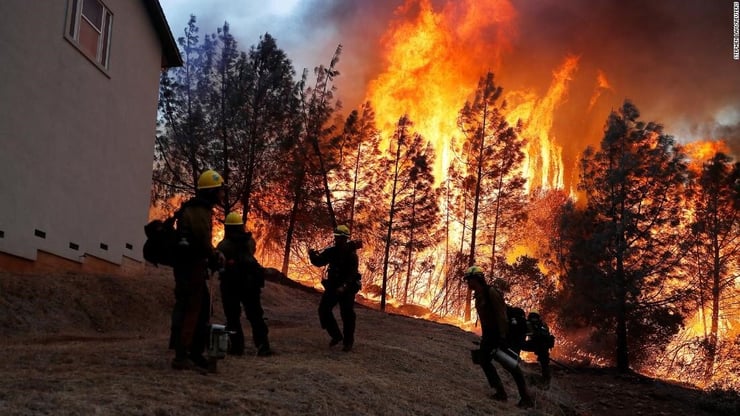 California wildfires toll rises to 31