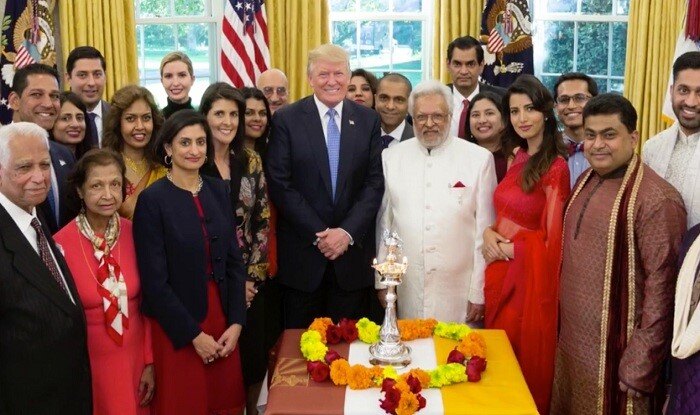 Donald Trump celebrates Diwali In White House and lights Diya
