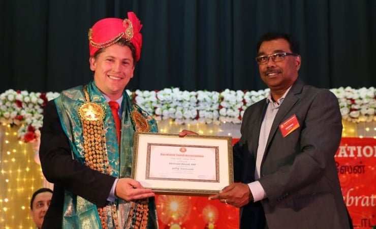 Tamil Association honours Labour MP Michael Wood as “Son of Tamil”