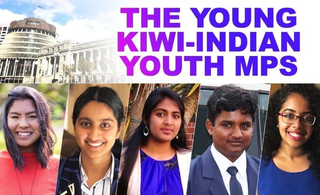 Young Kiwi-Indians come of age: Five teenagers selected as Youth MPs