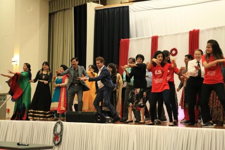 Bhartiya Samaj seniors celebrate Christmas