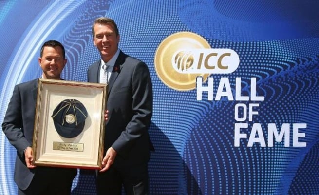 Ricky Ponting formally inducted into the ICC Cricket Hall of Fame