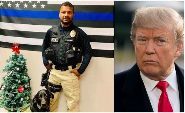 Trump offers condolences to kin of slain Fiji-Indian origin policeman