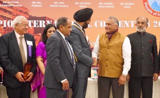 MP Kanwaljit Singh Bakshi gets inducted in GOPIO Honor Roll