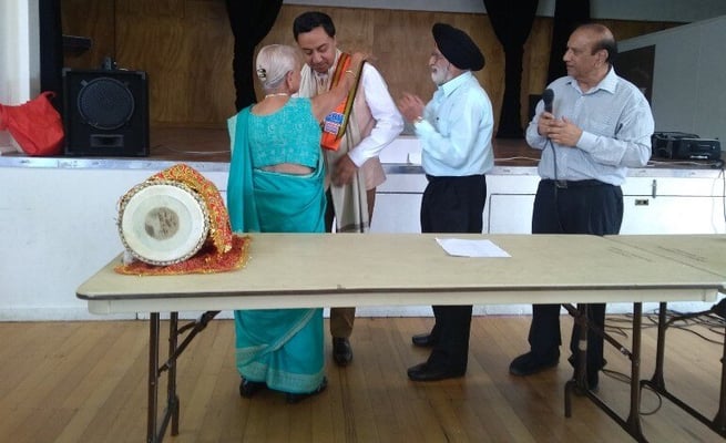 Bhartiya Samaj seniors felicitate Hon Consul of India