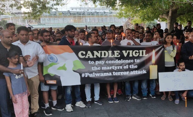 Candle vigil held in Auckland to remember Pulwama attack victims