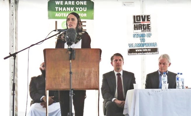 Muslim community greets PM at Auckland’s Roskill mosque