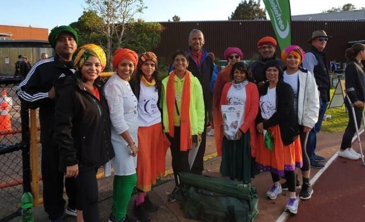 Health and Fitness group members of Auckland Indian Association walk for 18 hours, raise over $5,000 for Cancer patients