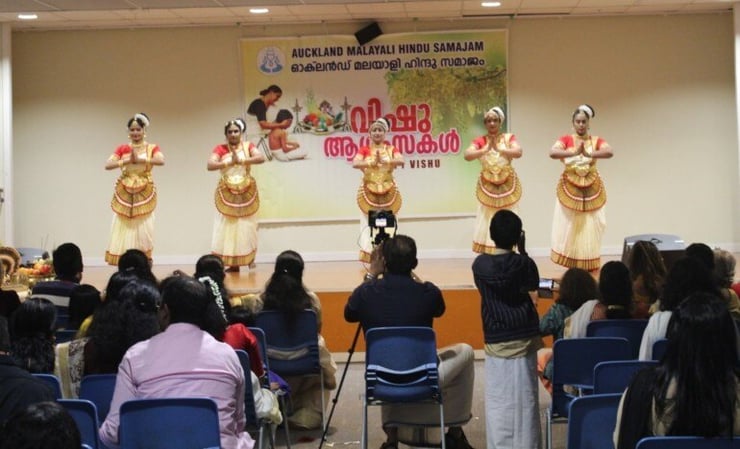 Malayali Hindu community bring the joy of Vishu celebrations in Auckland
