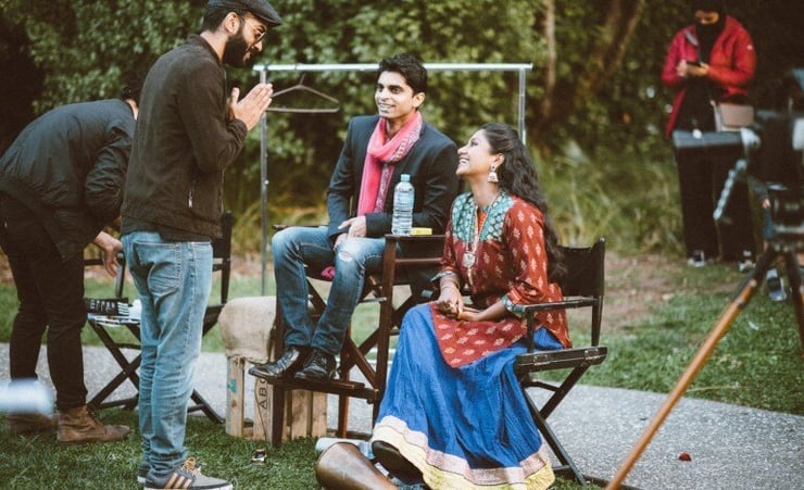 ‘Fake’ film-shoot draws hundreds at Sandringham Reserve