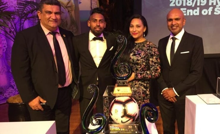 Former Phoenix striker Roy Krishna wins Player of the Year