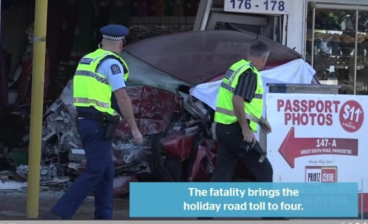 Woman dies after crashing car into Papatoetoe's Batra Fashion Villa retail store