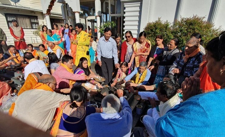 Radha Krishna Temple celebrates the tradition of 'Patotsav'